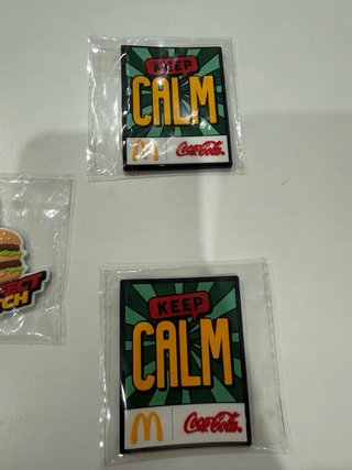 Set 5 Imanes McDonald's Coca-Cola Nevera