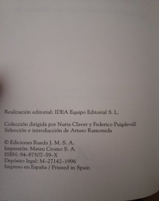 Colección Clásicos Literatura Española (5 Tomos)