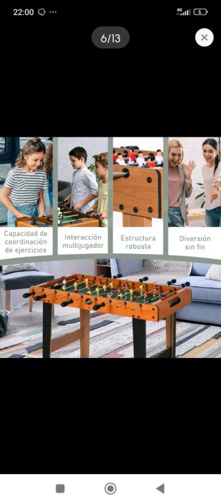 Futbolín para niños