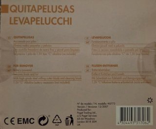 Quitapelusas eléctrico a pilas H5773