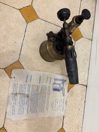 Soplete soldador antiguo Serro P2