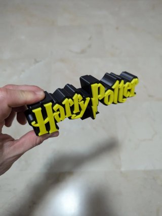 Logo Harry Potter 3D