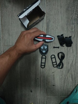 Luz trasera bicicleta con intermitentes inalámbric