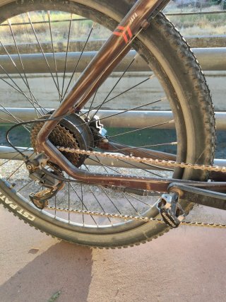 Bici eléctrica montaña 29 casi nueva perfect stado