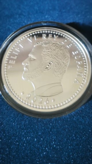 Moneda Plata Campeones del Mundo 2026 + Periódicos