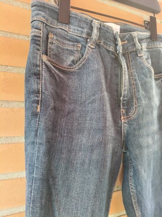Pantalón Zara Mujer Azul