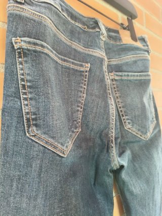 Pantalón Zara Mujer Azul