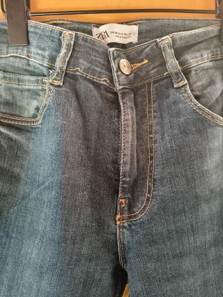 Pantalón Zara Mujer Azul