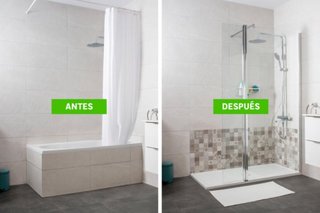 Cambio bañera por plato de ducha