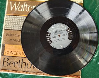LP Beethoven, W. Gieseking Concerto no.5, años 50