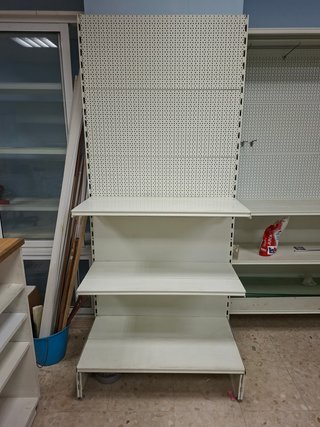 Estantería Modular Metálica Góndola Blanca