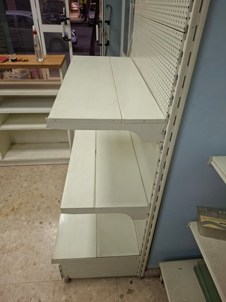 Estantería Modular Metálica Góndola Blanca