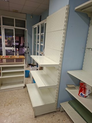 Estantería Modular Metálica Góndola Blanca