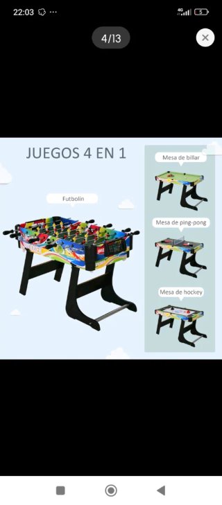 Futbolín infantil