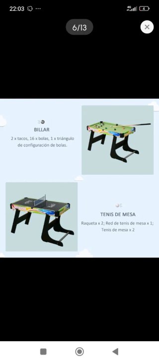 Futbolín infantil