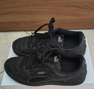 Scarpe Puma Vikky n.38.5 nere glitter