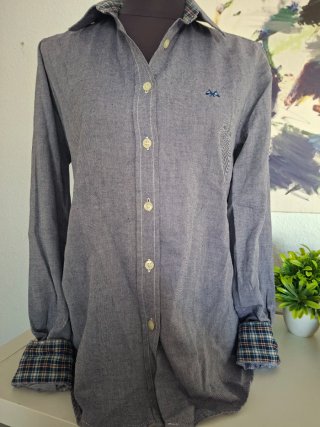 Camisa Burberry Mujer Azul