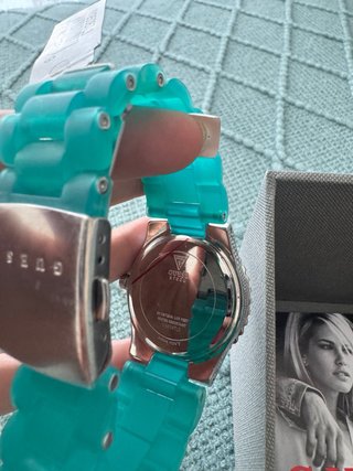 Reloj Guess Mujer Turquesa Nuevo