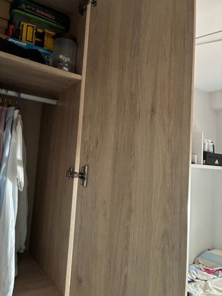 Armario juvenil esquinero madera