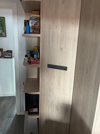 Armario juvenil esquinero madera