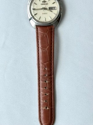Reloj Orient Automático Vintage Esfera Rayada 37mm