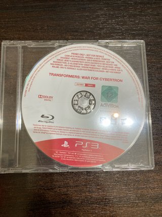 PS3 Transformers War for Cybertron