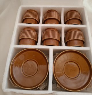 Servizio caffè vintage Tognana Ambrosio 6pz Nuovo
