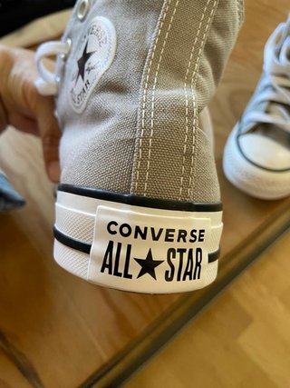 Converse Grises Talla 36.5