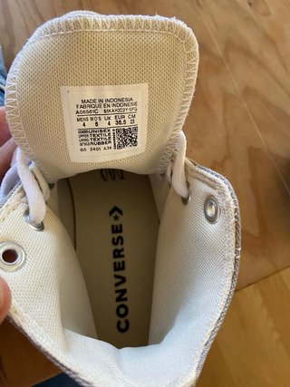 Converse Grises Talla 36.5