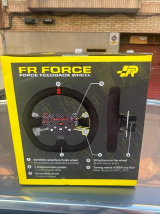 Volante FR FORCE Force Feedback con Pedales