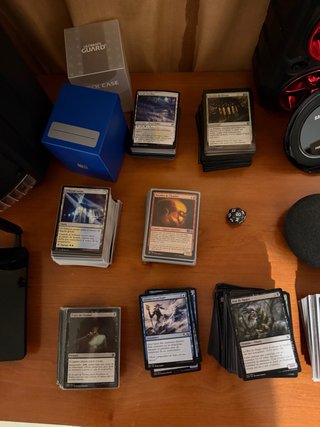 Lote Cartas Magic The Gathering + Cajas + Dado