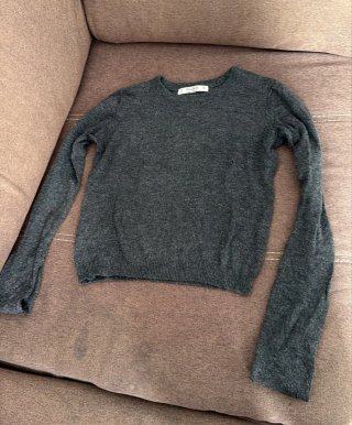 Pull&Bear Jersey Gris Fino Talla XS