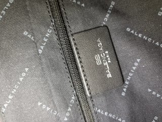Borsa Balenciaga Rosso Pelle Fibbia Argento