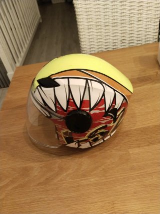 Casco Moto Niño LS2 Visera Transparente