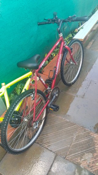 Bicicleta Vintage MTB Roja 90s