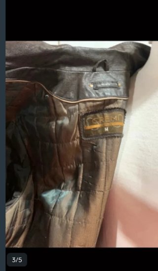 Chaqueta de Piel Hombre Talla M
