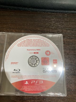 PS3 Supremacy MMA Blu-ray