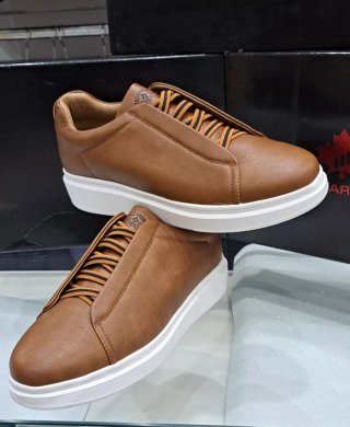 Scarpe uomo Decarsdz similpelle marroni tg. 43