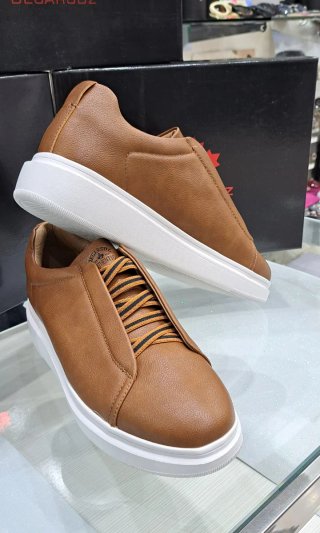Scarpe uomo Decarsdz similpelle marroni tg. 43