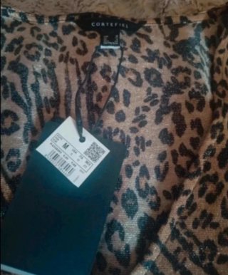 Jersey fino con brillo Cortefiel con etiqueta
