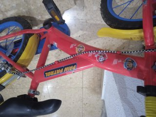 Bicicleta infantil Paw Patrol