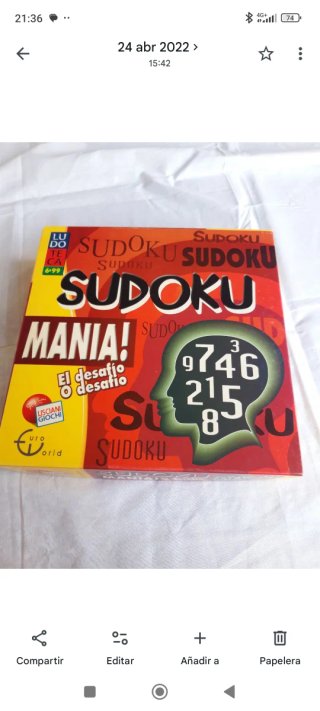 Juego de mesa Sudoku Mania Lisciani Giochi