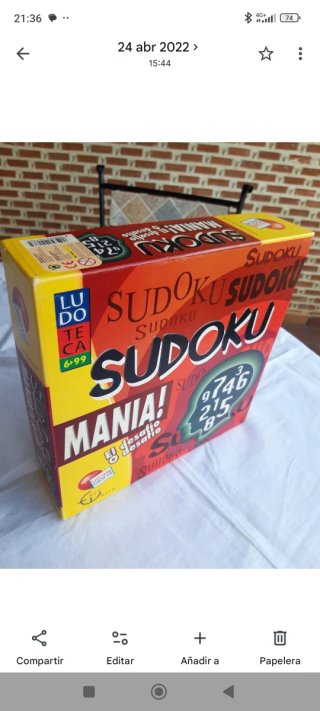 Juego de mesa Sudoku Mania Lisciani Giochi