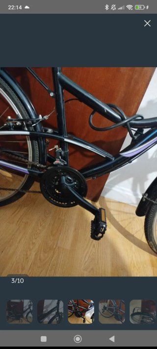 Bicicleta Paseo Adulto con Bandeja Trasera