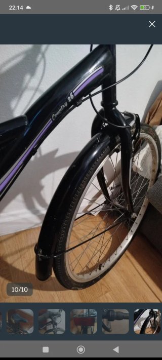 Bicicleta Paseo Adulto con Bandeja Trasera