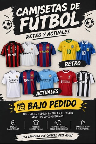Camisetas de Fútbol Retro y Actuales