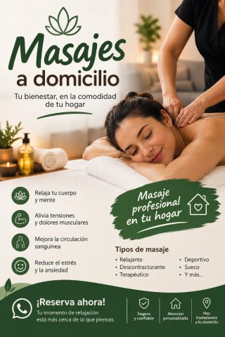 Masajes a domicilio