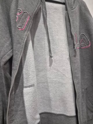 Felpa Fila donna grigia taglia XL