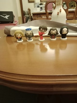 Figuras coleccionables Harry Potter.