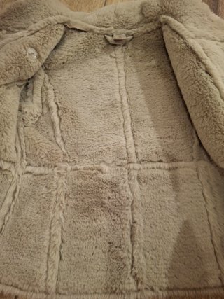 Cappotto pelliccia bimba 3 anni 98 cm